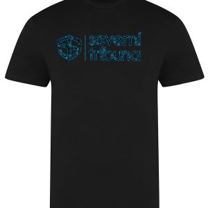 Severni Tribuna Black / Electric Blue Paisley T-Shirt