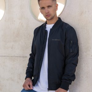 Severni Legacy Nylon Black Bomber Jacket