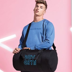 Severni Signature Black Barrel Bag